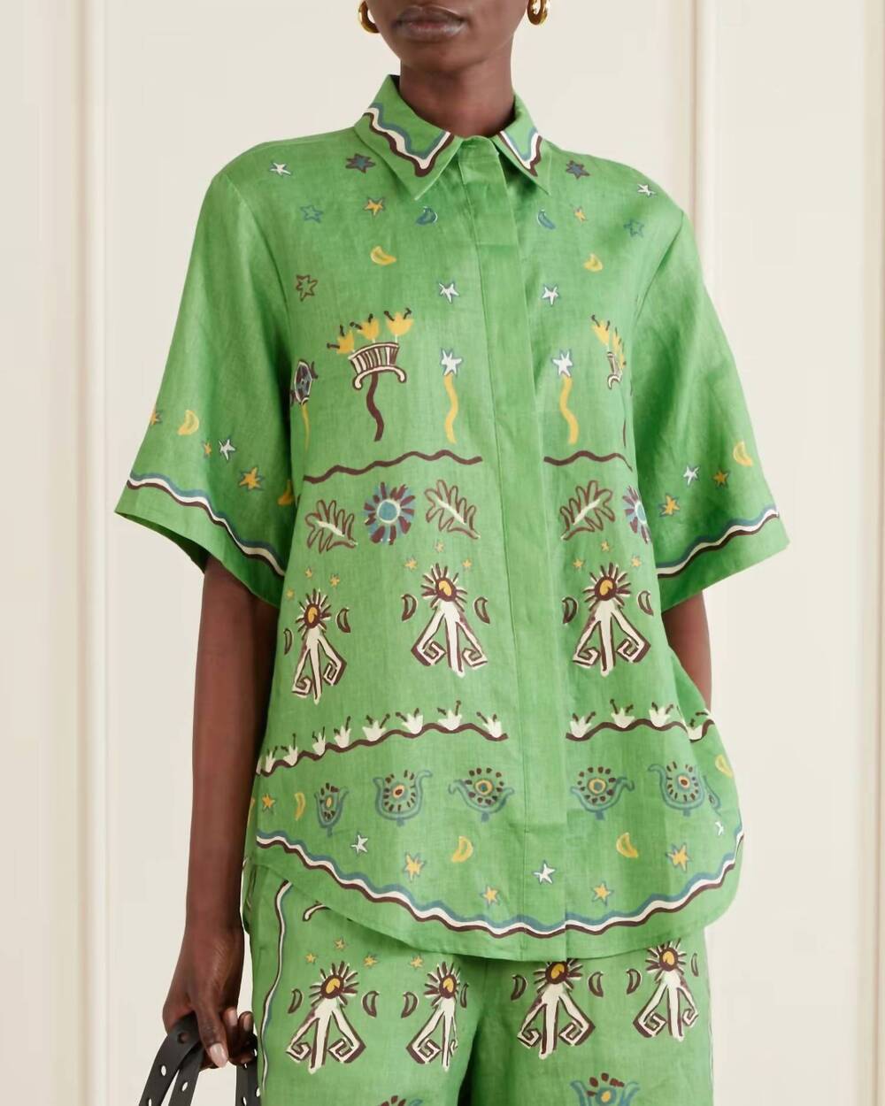NEW ALEMAIS sundancer relaxed shirt in multi
